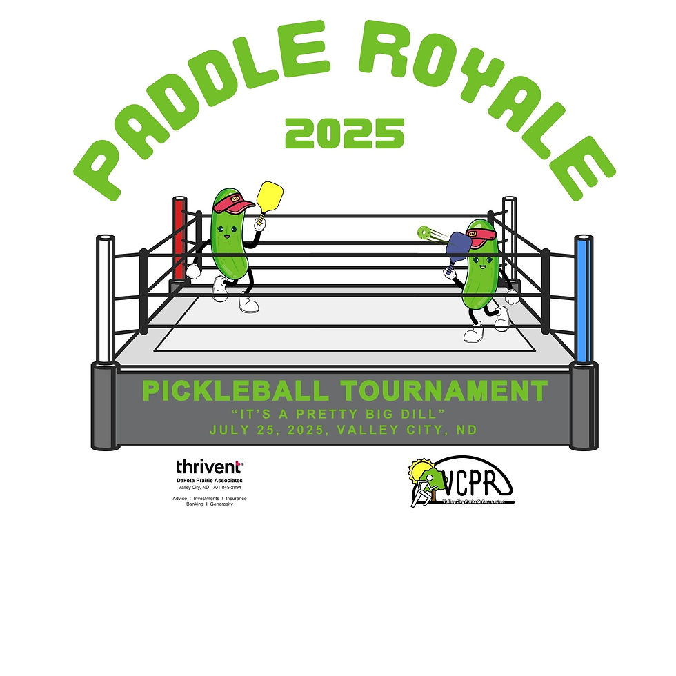 Pickleball Tournament T-shirt logo