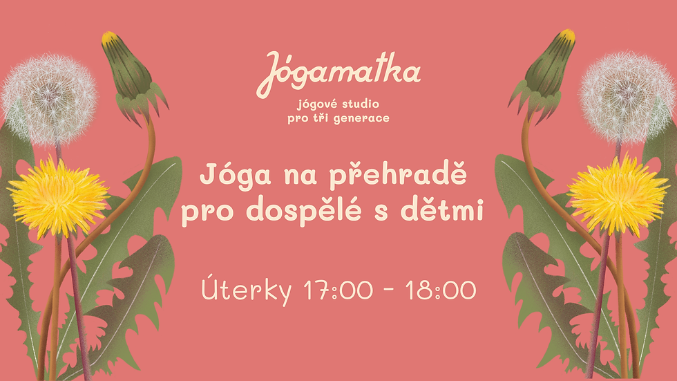 Jóga na Brněnské přehradě pro dospěláky a děti