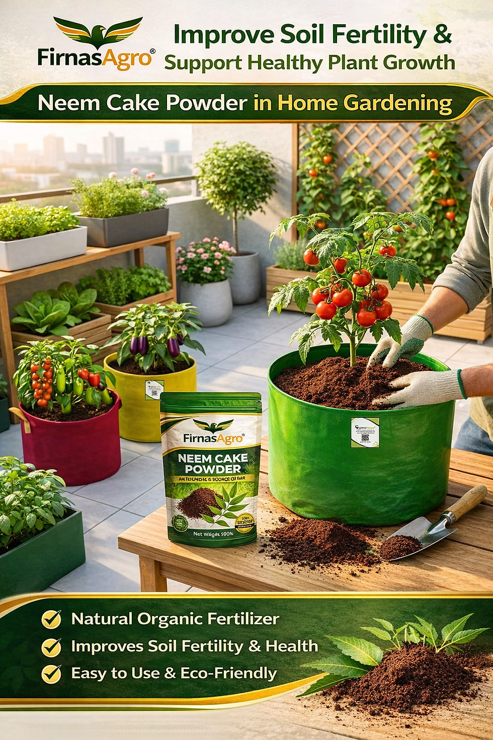 Thumbnail: Neem Cake Powder (Neem khali) for Plants