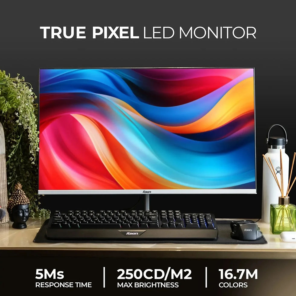 Thumbnail: Elite 22 Inch Flat LED Monitor - White Full HD | 100Hz Refresh Rate | 5ms 