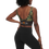 Thumbnail: Women’s Longline V-Shape-Back Gator Sports Bra-Butter Soft Texture Camo