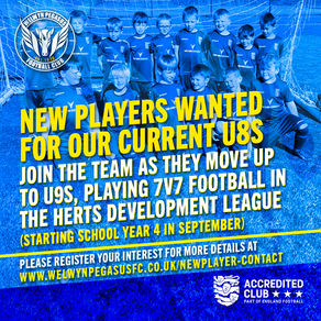 Players Wanted – U8s