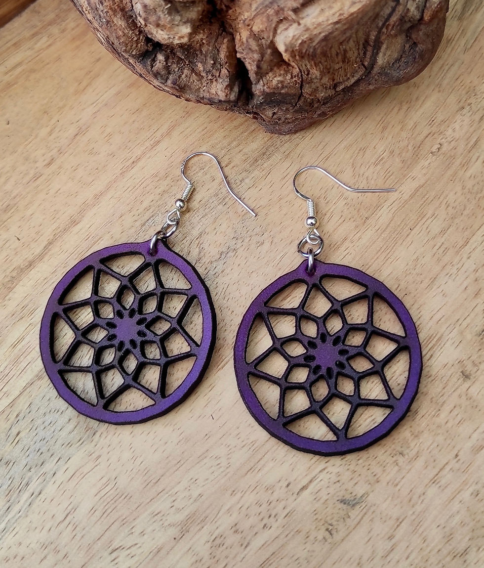 Miniature : Boucles d'Oreilles "Rosace"