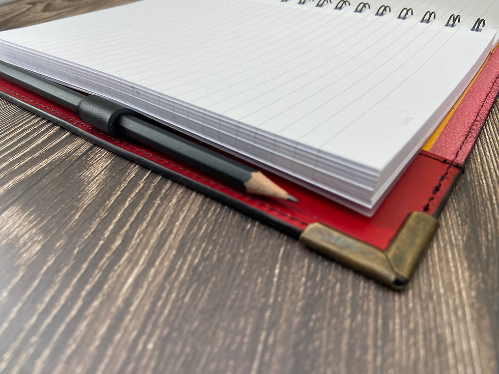 Miniature : Carnet de Voyage en Cuir "Rouge"