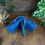 Miniature : Portefeuille cuir artisanal – Modèle Acacia en buffle bleu - Fait Main