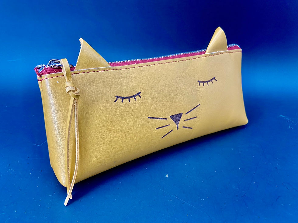 Miniature : Trousses en cuir "Chats"