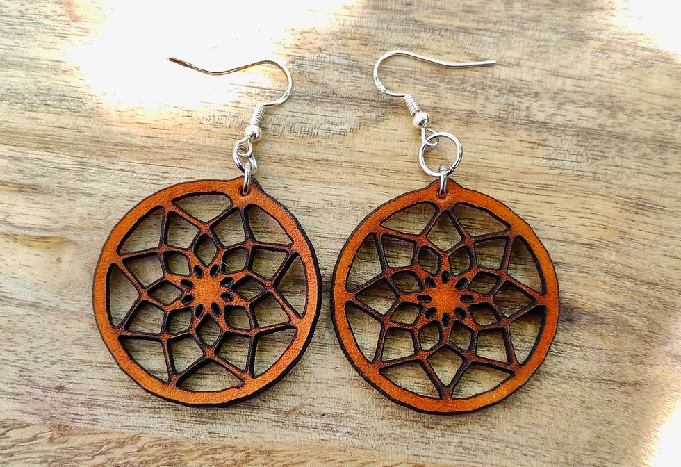 Miniature : Boucles d'Oreilles "Rosace"