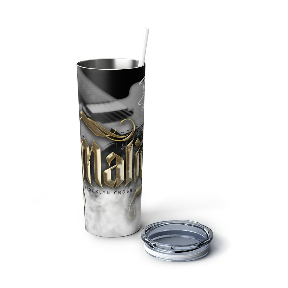 Thumbnail: Malice Team Jace Skinny Steel Tumbler with Straw, 20oz