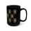 Thumbnail: Multi Lost Souls Logo Black Mug, 15oz