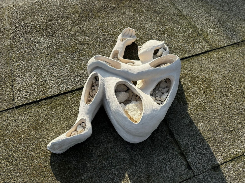 Untitled, 2024
clay, tuff
55 x 39 x 13 cm