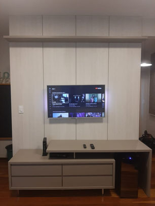Painel de TV com Rack