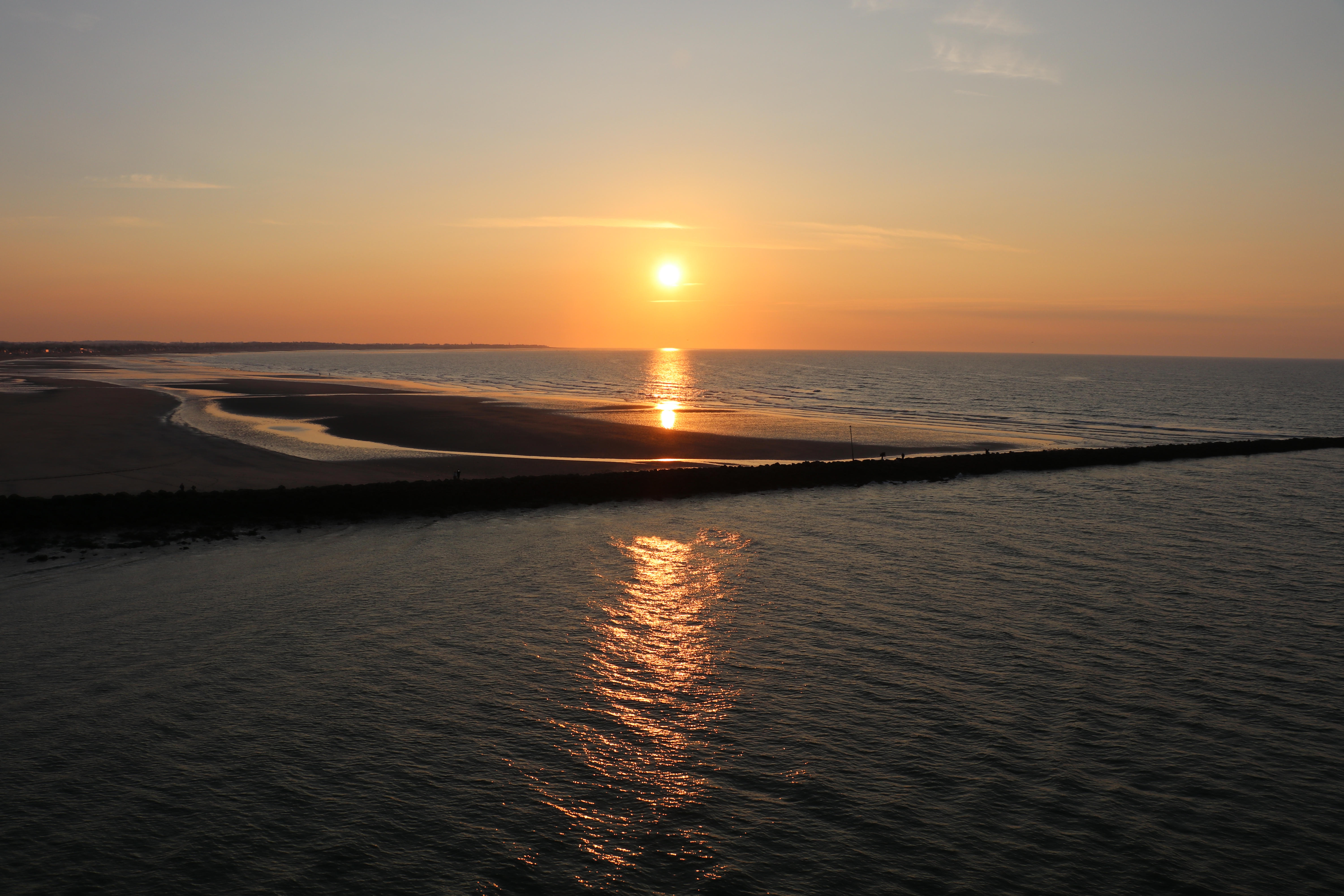 Arriving Caen from English Channel