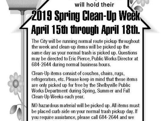 Spring Clean Up Week