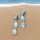 Thumbnail: Beach Babe Beauty Moss Aquamarine Earrings