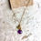 Thumbnail: Amethyst in Love Necklace 