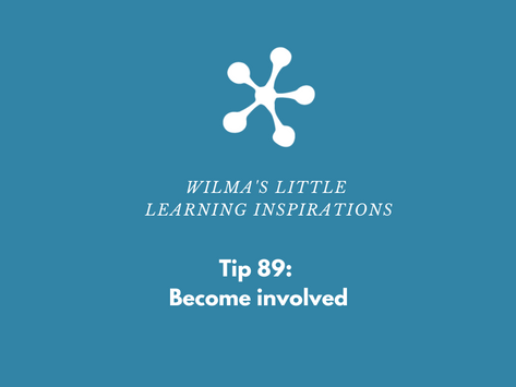 Tip 89: Become involved