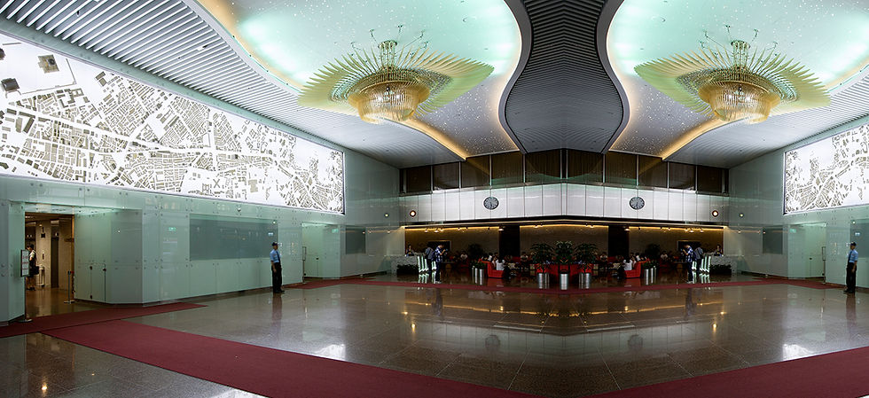 重新打造台電大樓總管理處大廳，四大承包商同時平行進行，推動公共藝術展現「軟性」力量，並融合社區，更注入溫度行銷，為公共大眾服務。