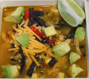 Creamy Chicken Tortilla Soup
