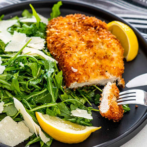 Crispy Chicken + Arugula Salad
