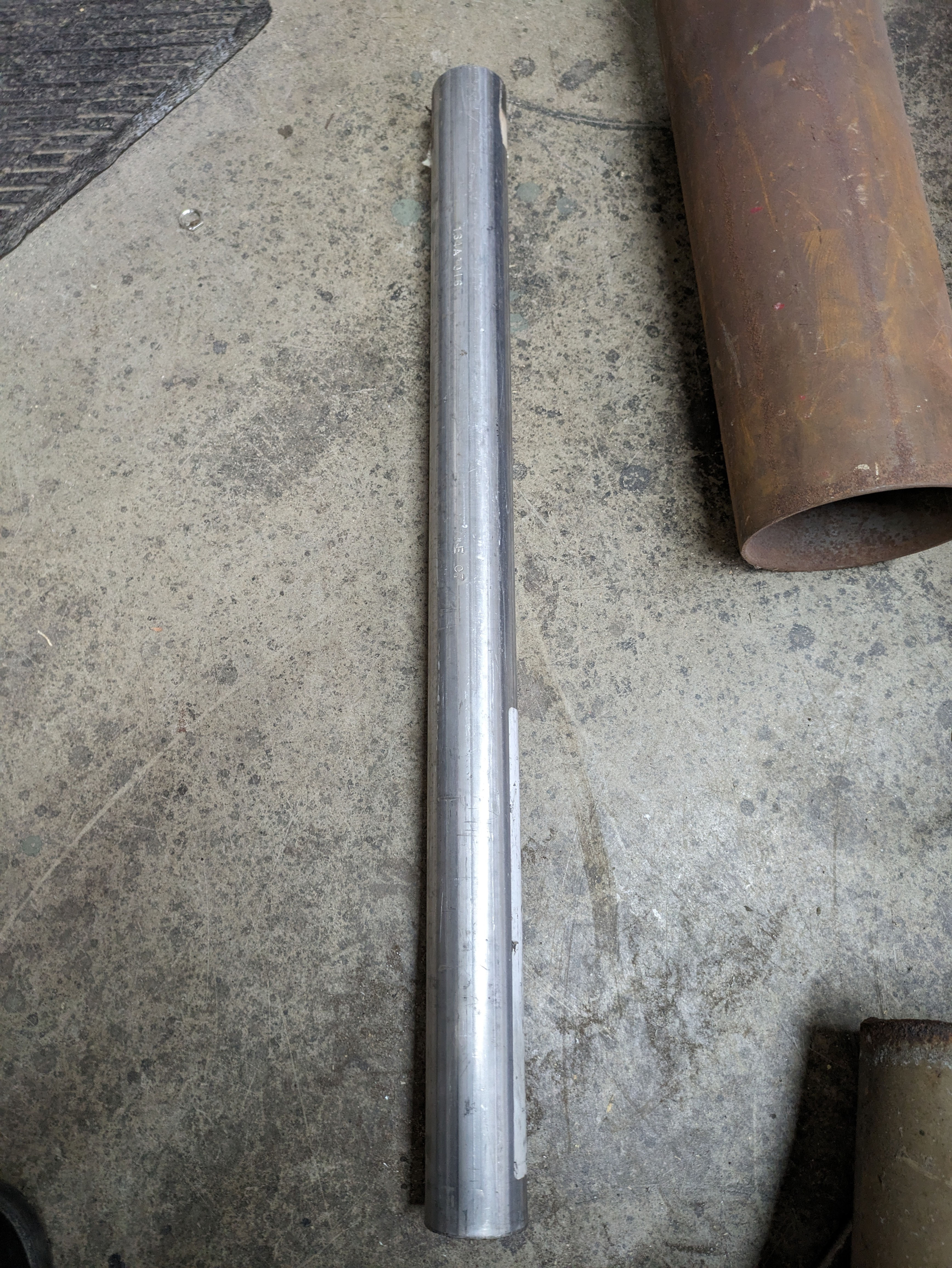 1.75" x 24" Straight Pip Exhaust Tubing