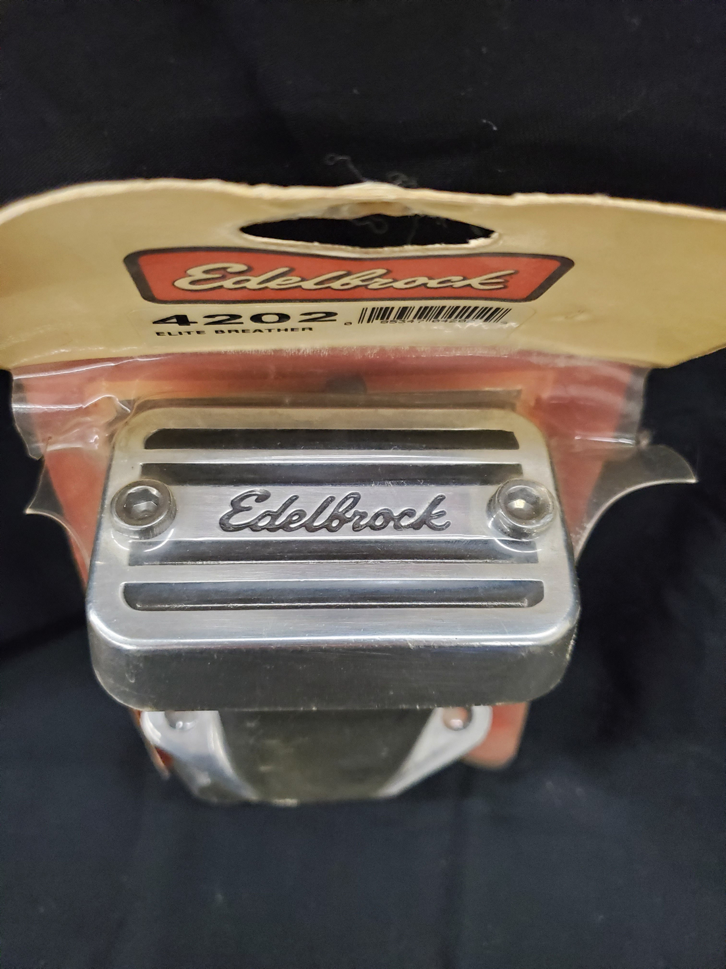 Edelbrock Elite Tall Bolt Down Breather #4202