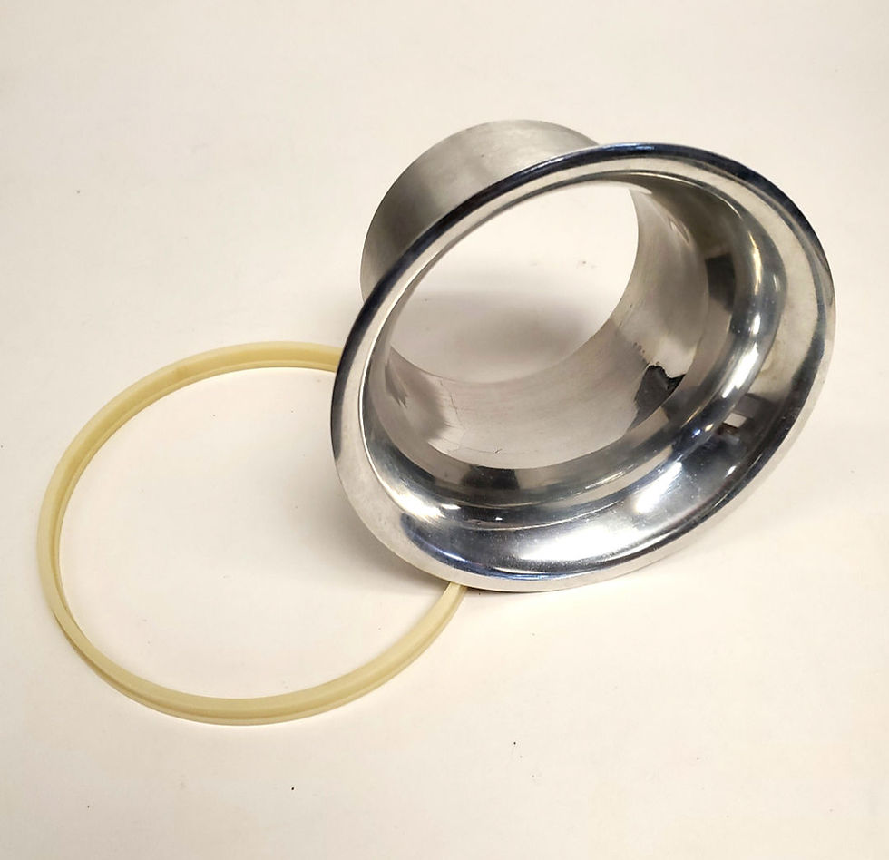 Thumbnail: Polished Aluminum Headlight Funnel