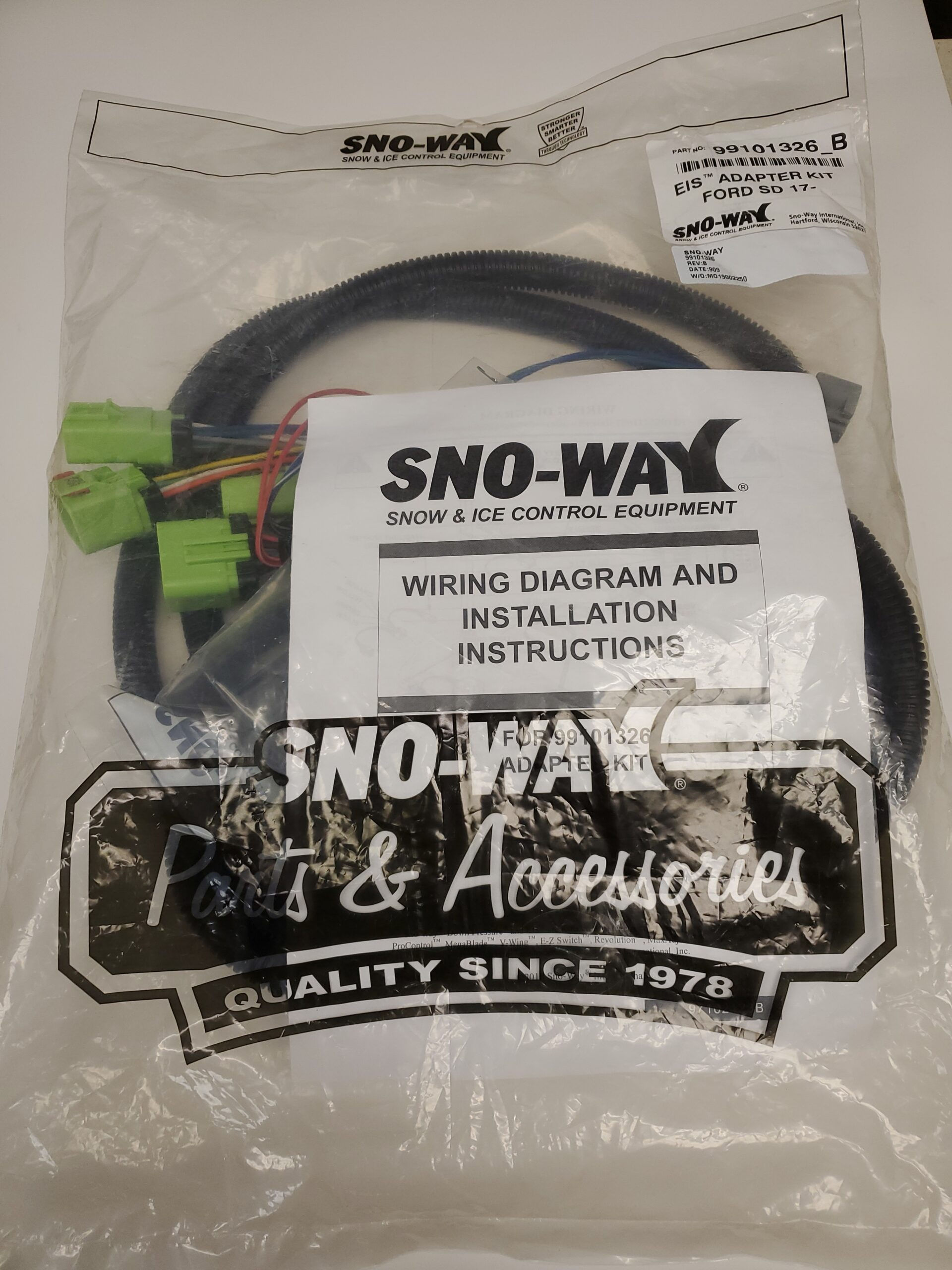 Sno-Way EIS Light Adapter Kit 99101326