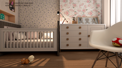 Diseño de dormitorio para bebe