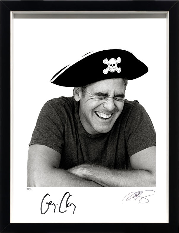 George Clooney Co Signed Print