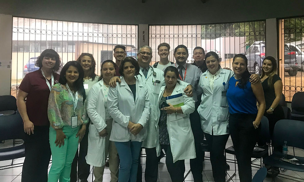 Doctors and surgeons at Costa Rica’s largest hospital after a leadership training I delivered entirely through an interpreter. A reminder that impact isn’t limited by language—it’s carried by intention.