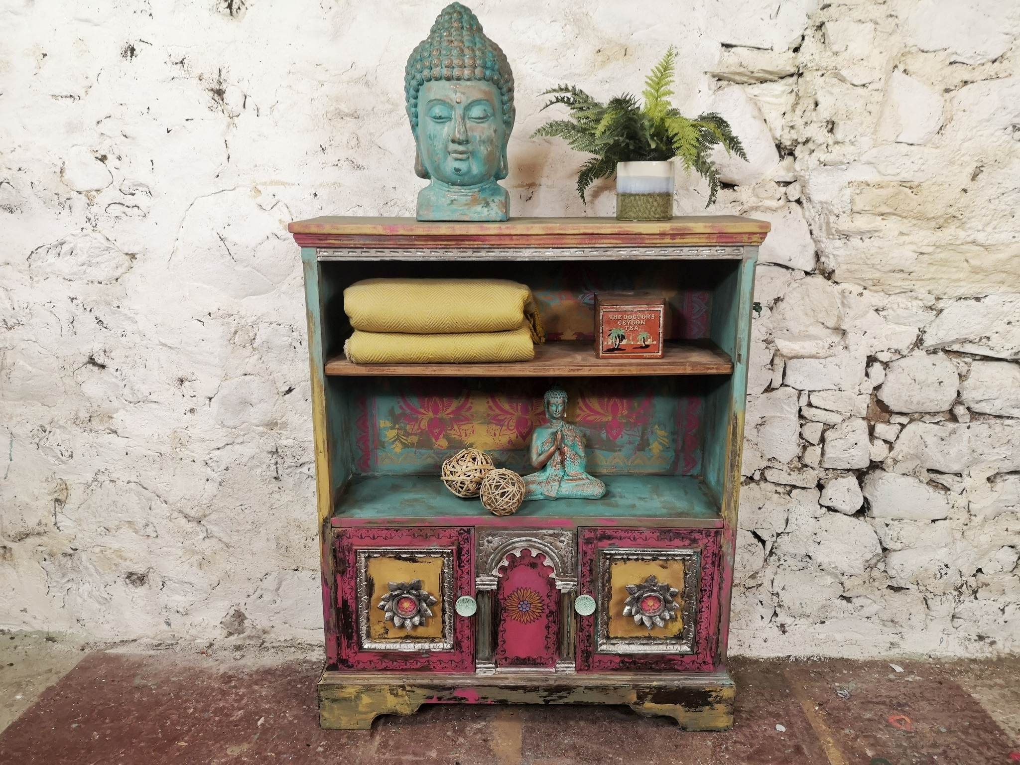 Indian Inspired Bookcase