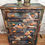 Thumbnail: Five-drawer distressed green/blue chest in Chinoiserie Style