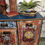 Thumbnail: Denim upcycle small sideboard boho furniture