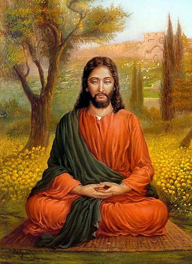 Meditating Jesus