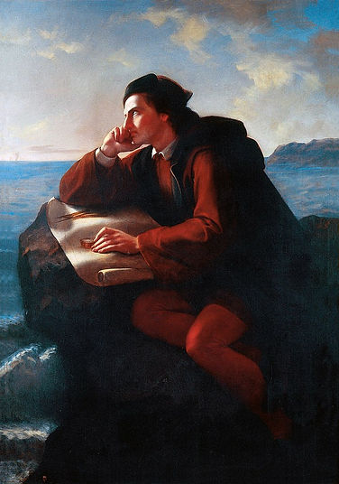 Man looking out to sea