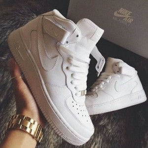 Nike Air Force 1 Mid Long Leather Mens