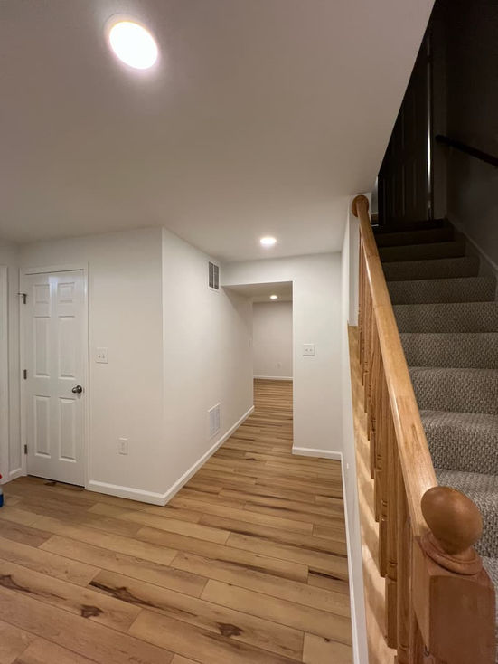 basement-entryway-luxury-vinyl-plank-flooring