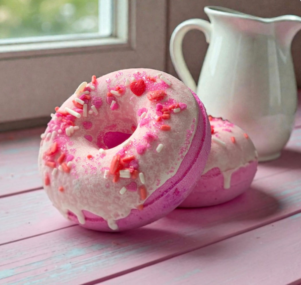 Pretty In Pink- Donut Bath Bomb