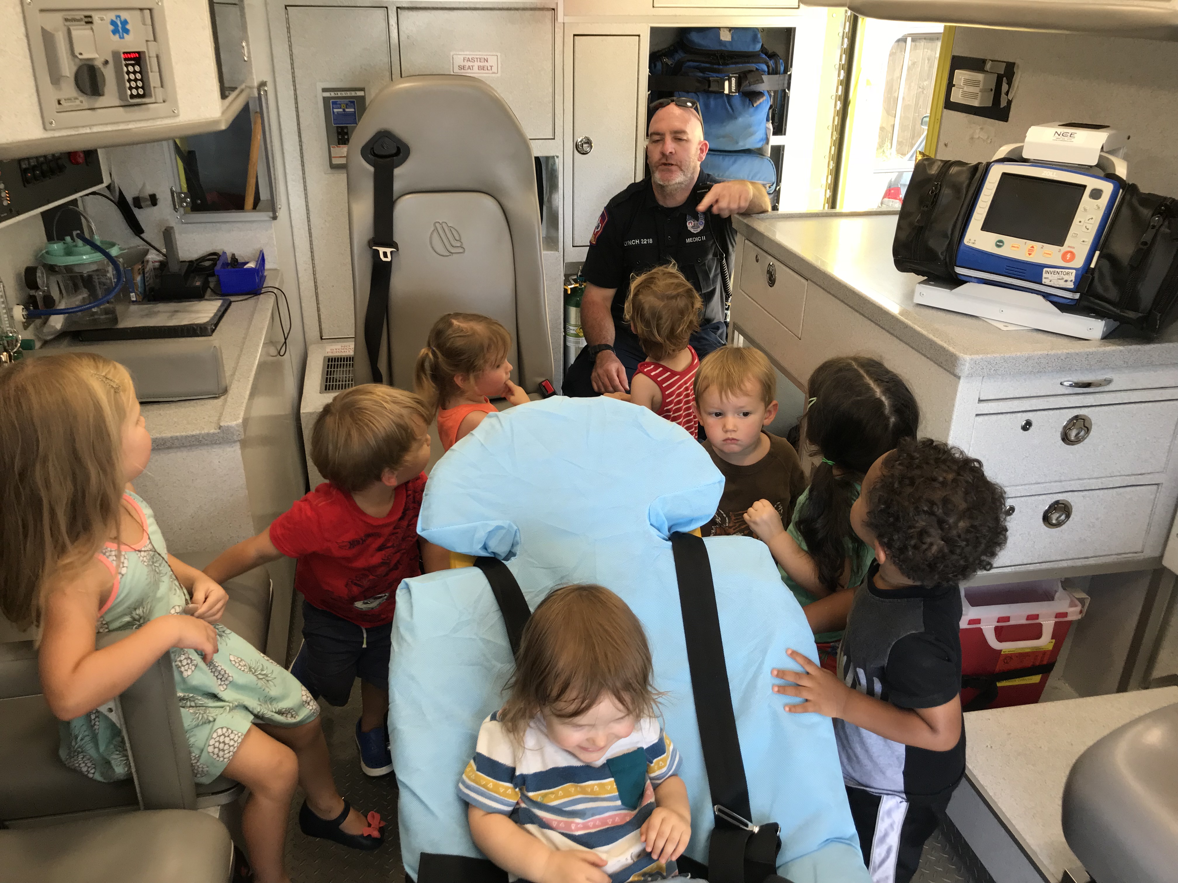 Exploring an Ambulance!