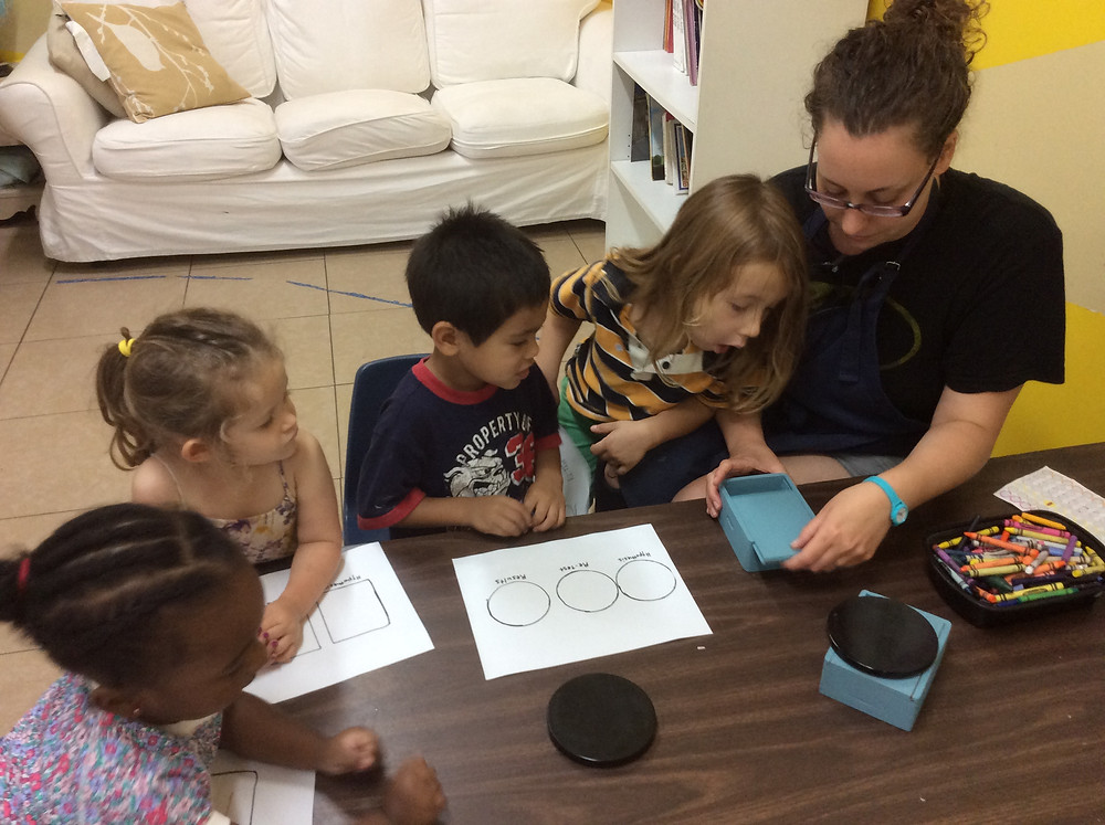 Kids use scientific method