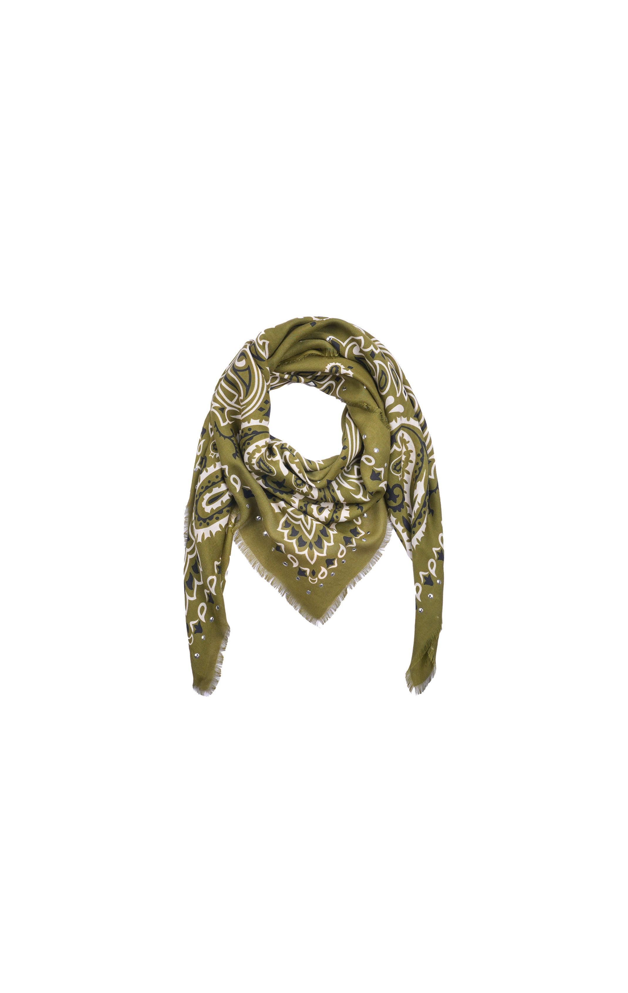Scarf Paisley Khaki