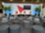 A large meeting room