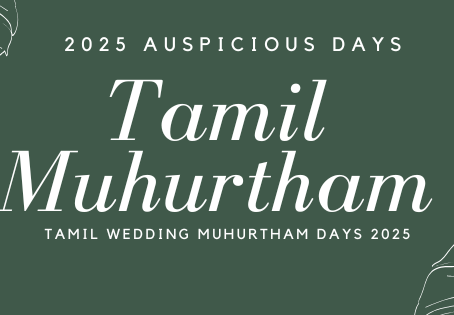 Tamil Muhurtham Dates 2025