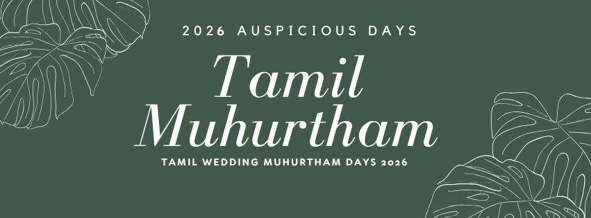 Tamil Muhurtham Dates 2026