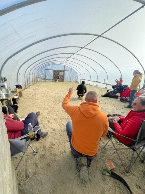 Polley tunnel interior
