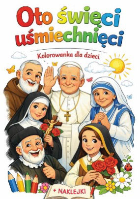 Oto Święci Uśmiechnięci - kolorowanka