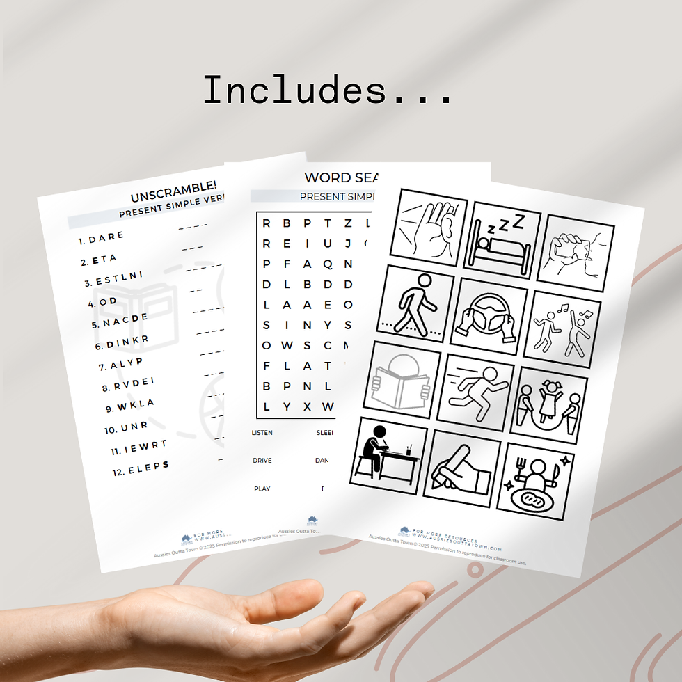 Thumbnail: PRESENT SIMPLE VERBS
