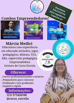 Imagem de divulgação de serviços