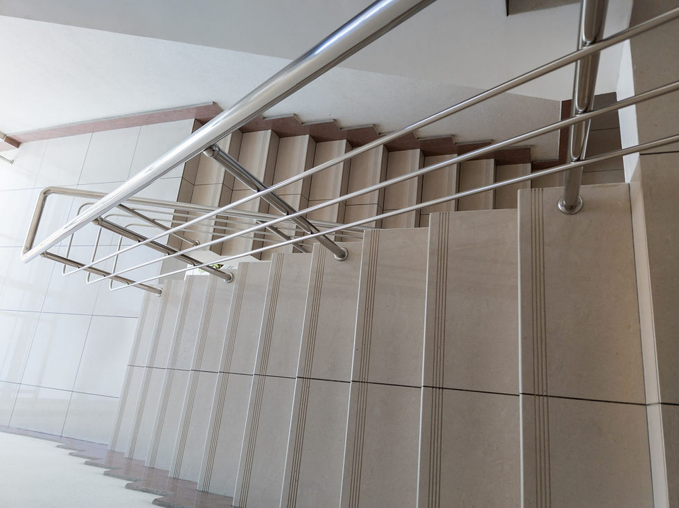 Custom ADA compliant cable hand railing