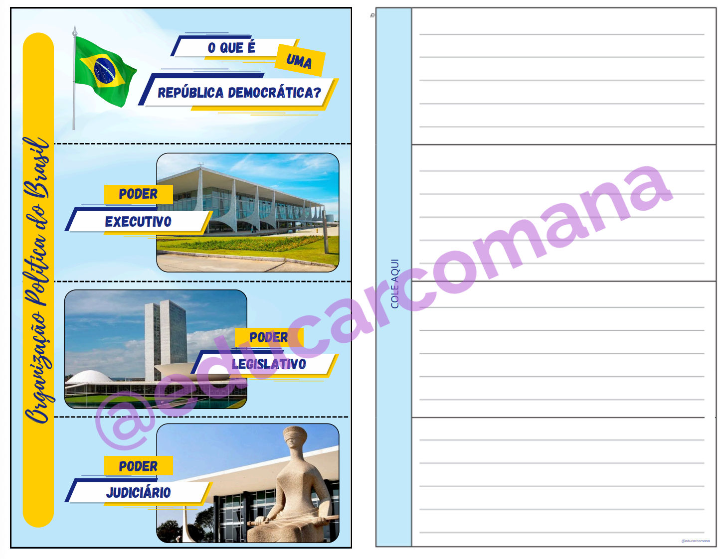 Três Poderes - Atividade Interativa